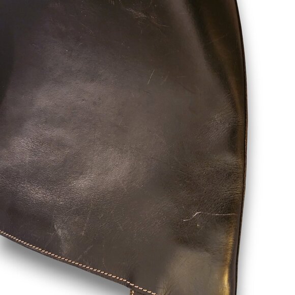 El Caballo Spanish Black Leather Shoulder Bag - Picture 8 of 15